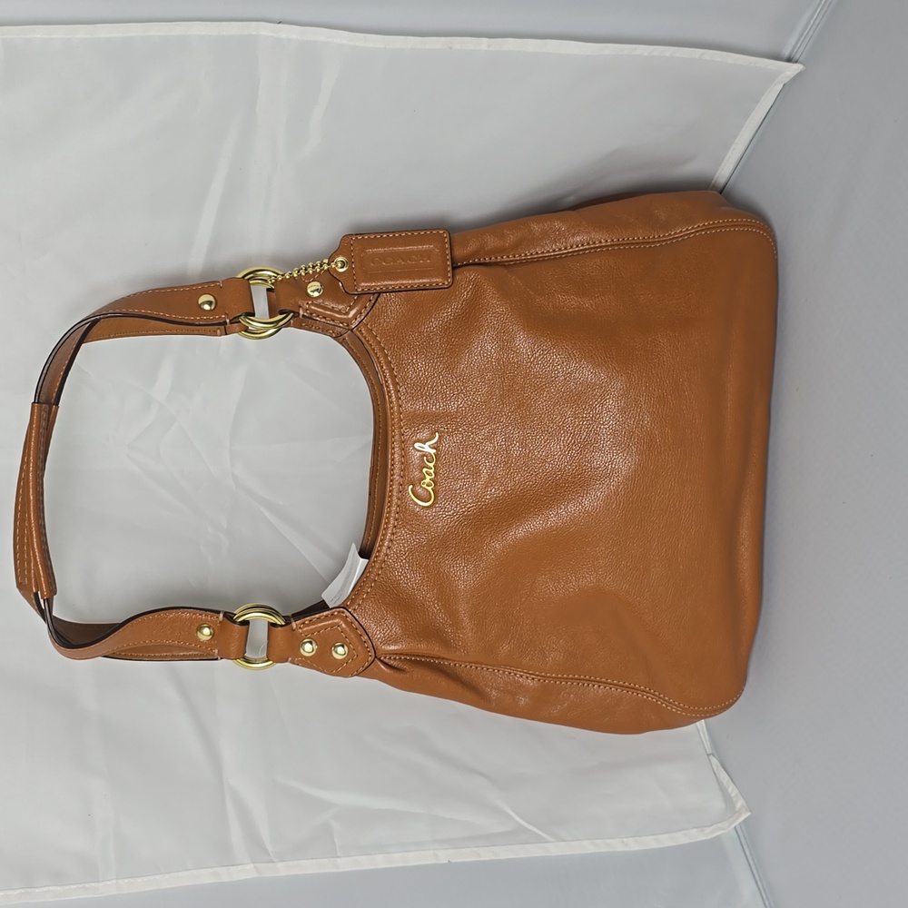 NWT Coach Brown Leather Shoulder Bag